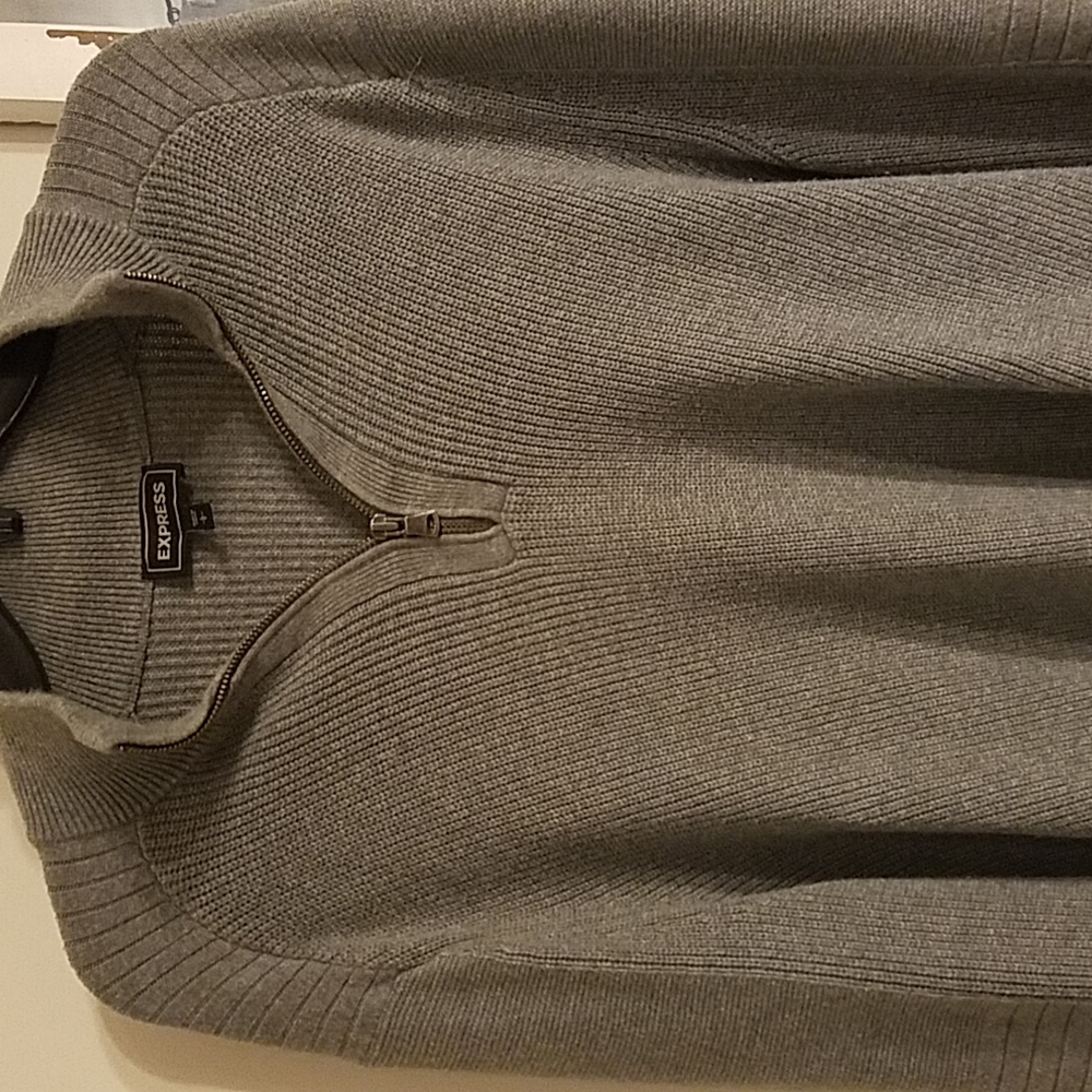 Express men's quarter zip sweater - Picture 2 of 7